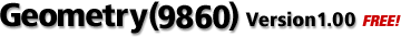 Geometry(9860) version 1.00 FREE!